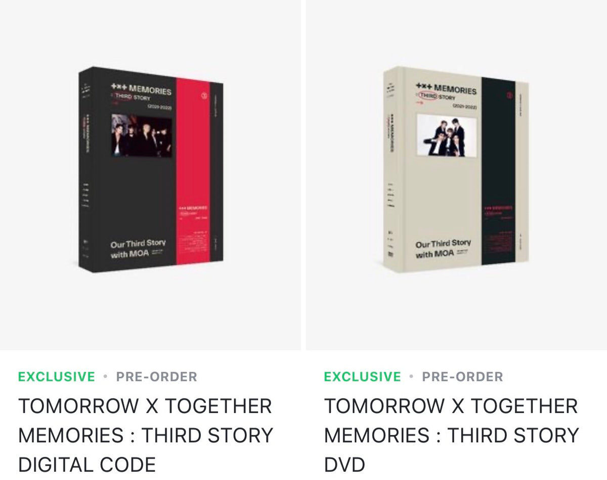 その他 TXT MEMORIES THIRD STORY DVD TXT MEMORIES : THIRD STORY DVD / Digital Code (with Weverse