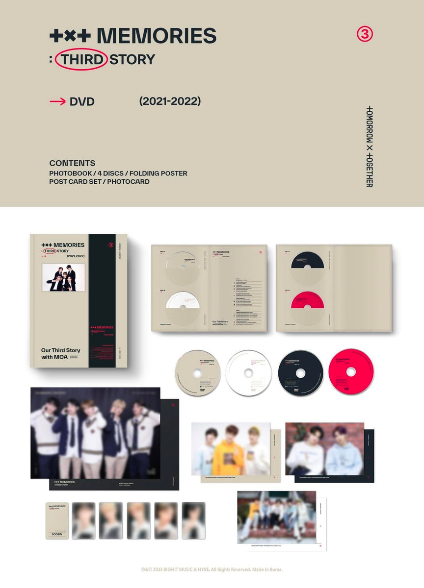 K-POP・アジア txt MEMORIES THIRD STORY 2021-2022 DVD TXT MEMORIES : THIRD STORY DVD / Digital Code (with Weverse