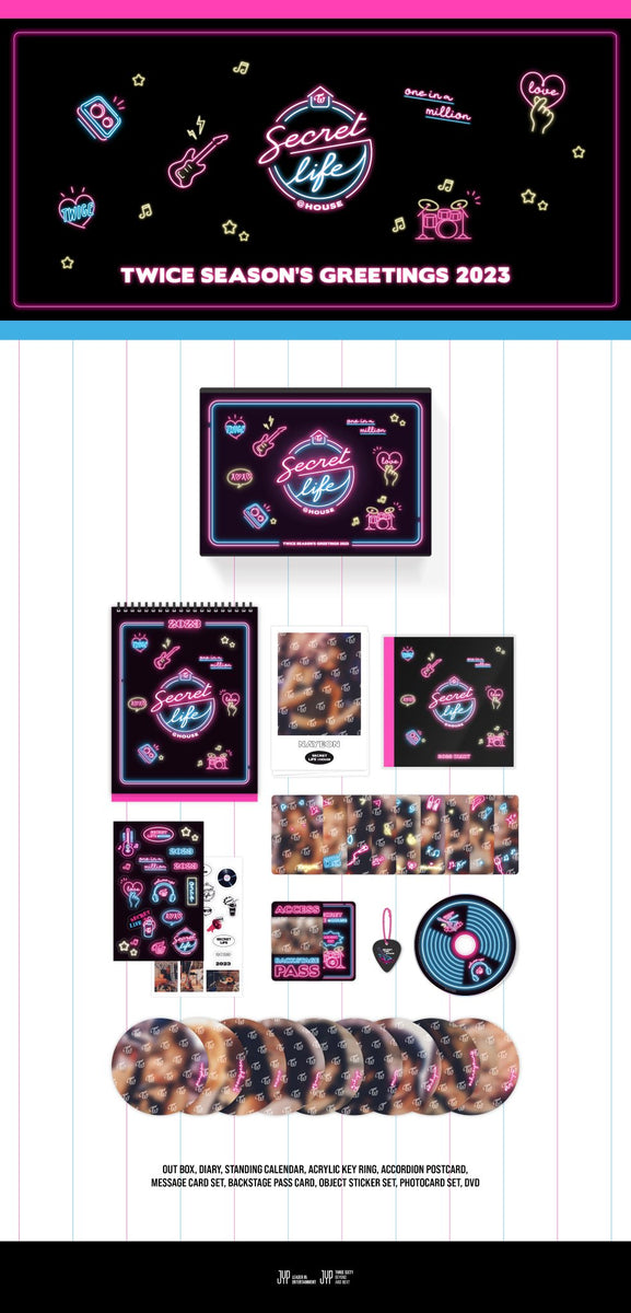 TWICE 2023 SEASON'S GREETINGS - SECRET LIFE @ HOUSE – HAGD SHOP