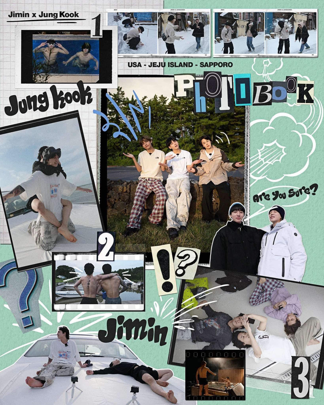 BTS - JIMIN X JUNGKOOK ARE YOU SURE!? PHOTOBOOK (No more pob)