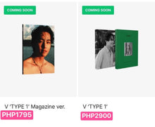 Load image into Gallery viewer, BTS V / TAEHYUNG - ‘TYPE 1’
