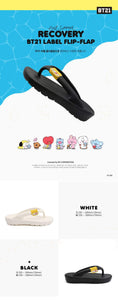 BT21 LABEL FLIP-FLAP SLIPPER