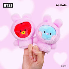 Load image into Gallery viewer, BT21 - Purple Finger Puppet Keyring

