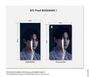 BTS Lenticular Bookmark w/ Photocard