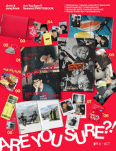 Load image into Gallery viewer, BTS JIMIN x JUNGKOOK - ARE YOU SURE?! Season 2 Photobook (under 2nd p.o with POB)
