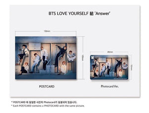 BTS - LENTICULAR POSTCARD with Photocard