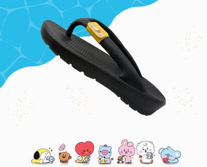 BT21 LABEL FLIP-FLAP SLIPPER