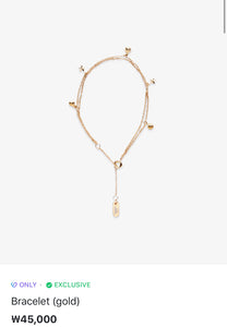 BTS Little Wishes Bracelet (Gold)