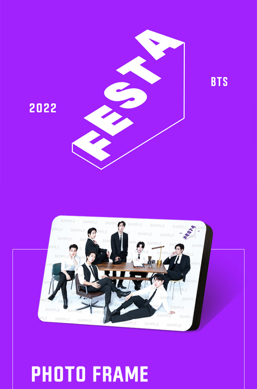 BTS 2022 FESTA PHOTO FRAME