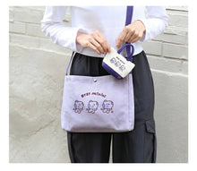Load image into Gallery viewer, BT21 minini canvas cross bag and mini pouch
