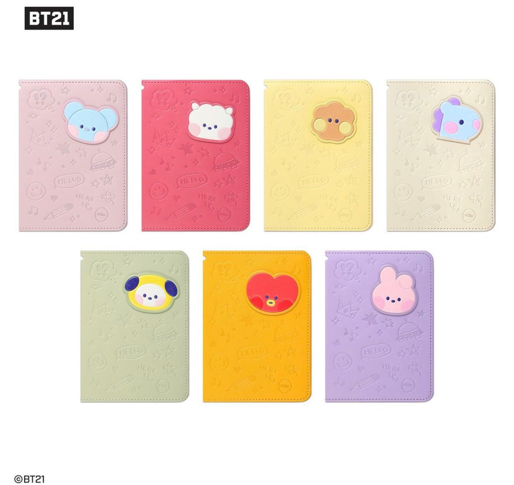 BT21 MININI LEATHER PASSPORT CASE